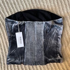 Reformation Giorgia Velvet Top (Unworn With Tag)